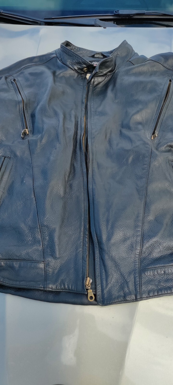 Vintage Excelled Genuine Leather Motorcycle Jacket Th… - Gem