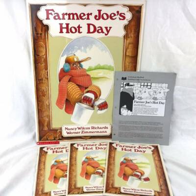 Farmer Joe's Hot Day Guided Reading Book JUMBO Oversized Teacher Shared Weather