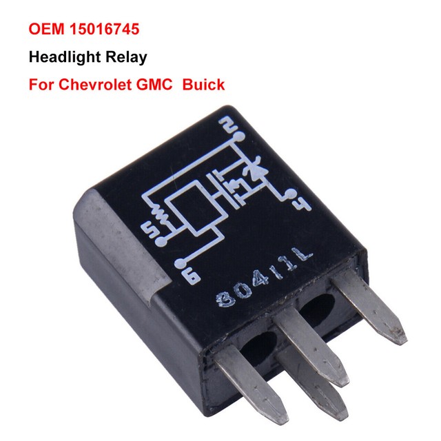 ACDelco OEM 15016745 Headlight Relay Fuse For Chevrolet Trailblazer GMC