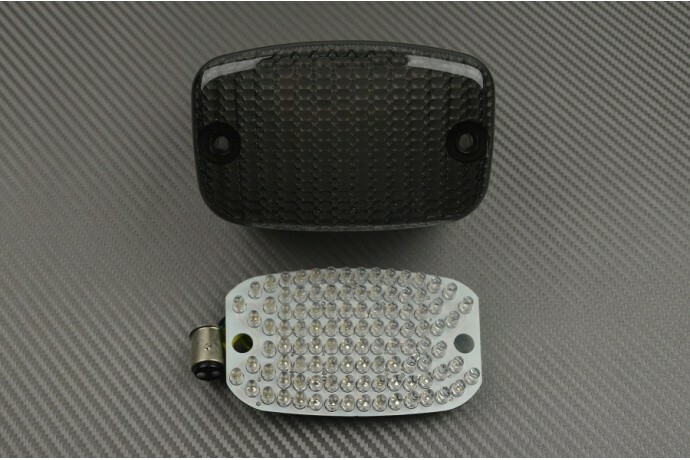 Feu LED fumé Yamaha VMAX 1200 avec clignotants et lentille ABS étanche