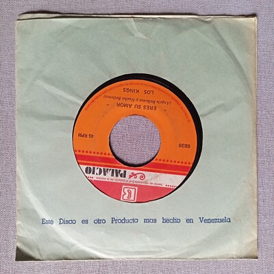Los Kings   Eres Su Amor / Que Sera [1972] Vinyl 7'' Single 45 RPM Latin Ballad