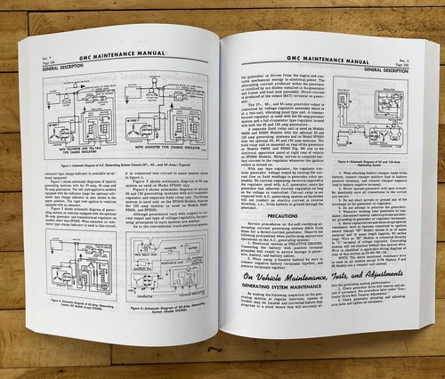1964 GMC Truck Maintenance Manual Supplement Models 1000-5000 X-6423 - Picture 4 of 4