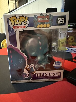 Funko POP!  THE KRAKEN   #25  Funko Shop Limited - Super 6'' Size rare vaulted 