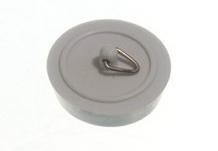 100 Universal Sink Bath Plug 1 1/2 - 2 37mm - 50mm Travel Plug White Rubber 100 Universal Sink Bath Plug 1 1/2 - 2 37mm - 50mm Travel Plug White Rubber