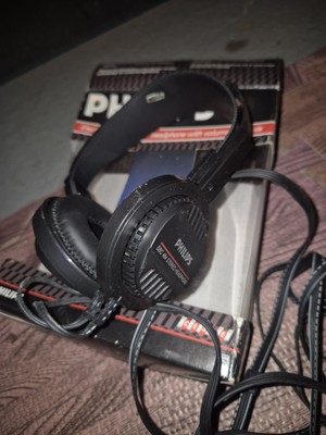 Vintage 1980s Boxed Philips SBC 464 Headphones with Volume
