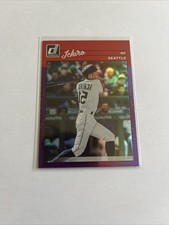 2023 Donruss Purple Holo Ichiro #266 Retro Image Variation - Mariners - 182