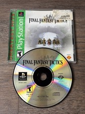 2001 FINAL FANTASY TACTICS SONY PLAYSTATION 1 GREATEST HITS PS1 CIB W/ MANUAL