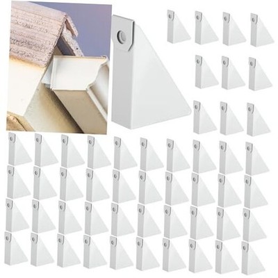 pcs Aluminum Gutter Wedges for 5-inch K-Style 6/12 Through 10/12 Slope 25 White