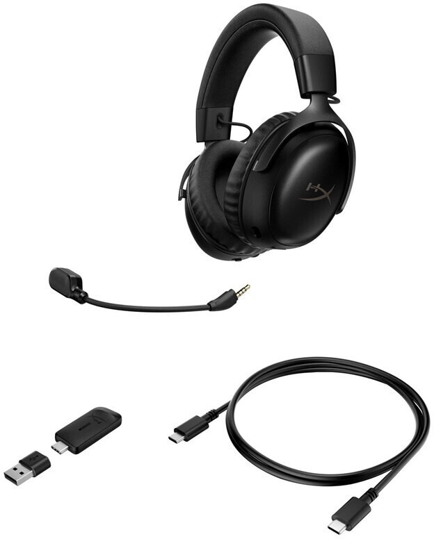 HyperX Cloud III Wireless Black: 120h Batteria e Audio 3D Immersivo - 2