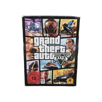 Grand Theft Auto V - PC 2015 - GTA 5 BigBox - 7 CDs - Rockstar Game Ovp