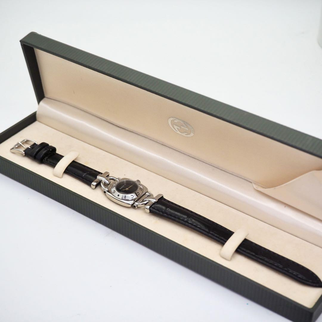 199【美品】GUCCI 時計 レディース 6300L ブラック 箱付き 希少 199 Gucci Women'S Watch 6300L Black Boxed Rare | eBay