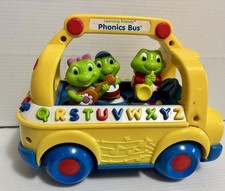 Vintage Leap Frog Learning Friends Phonics Bus Complete EC Rare Fast Shipping