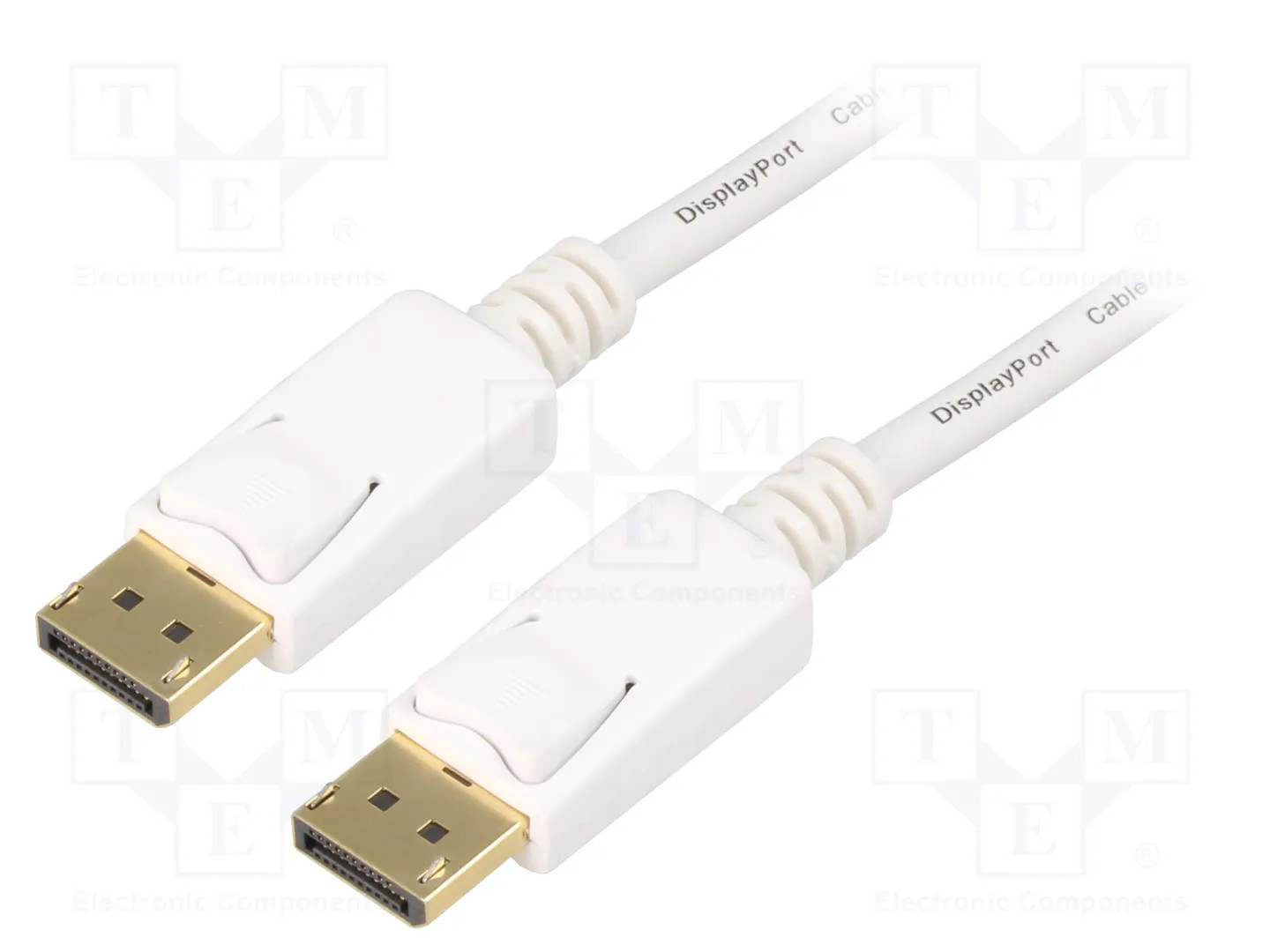 Gembird Blanc Cablexpert - Câble Displayport - Displayport (M) Verrouillé Pour Displayport (M) Verrouillé - Displayport 1.2 - 1.8 M - Prise En Charge Uhd 4K60hz - Image 2