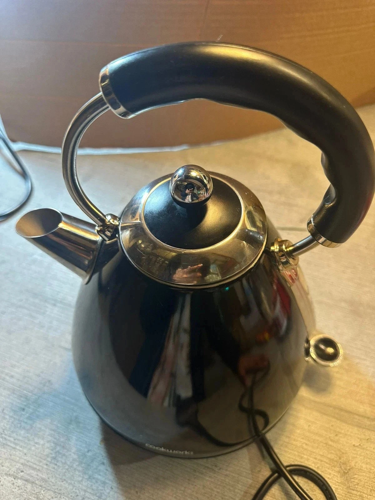 Cookworks Pyramid Kettle - Black