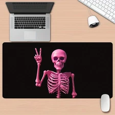 40*90cm1pc Pink Multi Functional XXL Mousepad - HD Printed Desk Pad for Keyboard