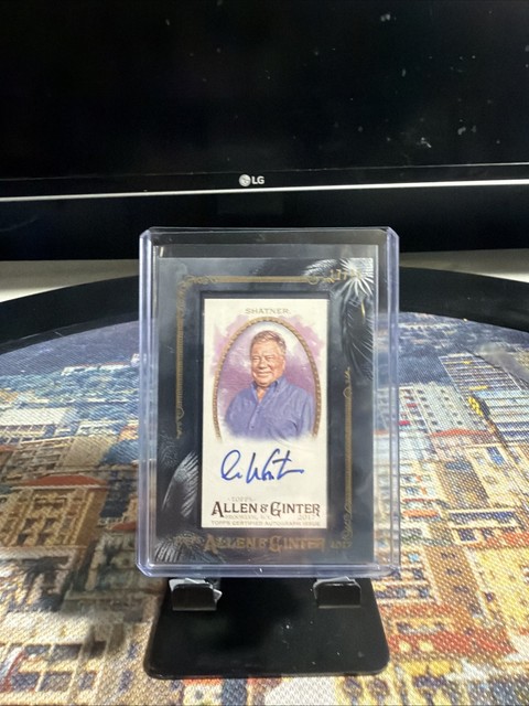 2017 Topps Allen & Ginter  Framed WILLIAM SHATNER AUTO  /25 STAR TREK