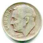 1949-S SILVER ROOSEVELT DIME !! Scarce Date !! C