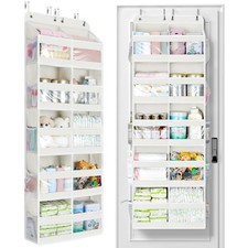 Extra Large 5-Tier Over The Door Organizer - Heavy Duty Storage Rack, 10 Compart