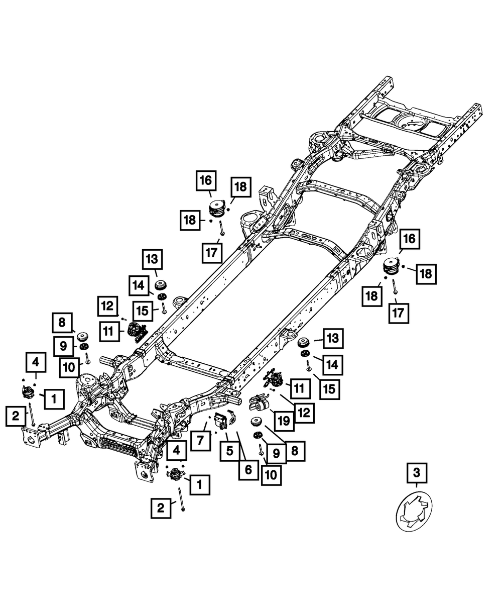 Genuine Mopar Damper Right 68356656AD