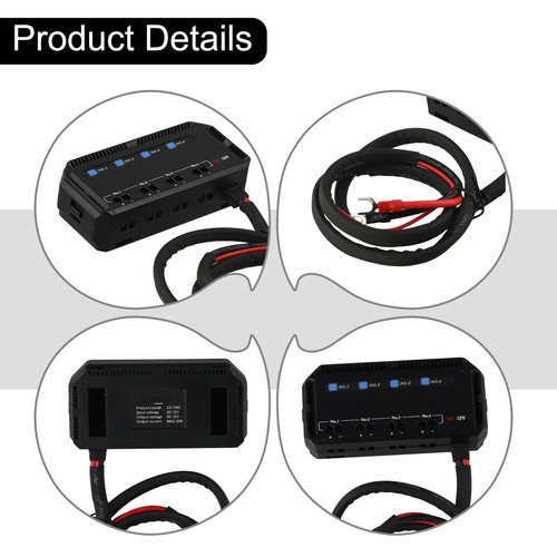 Junction Box with LED Indicators for 12V Car and Motorcycle Appliances - Picture 11 of 12