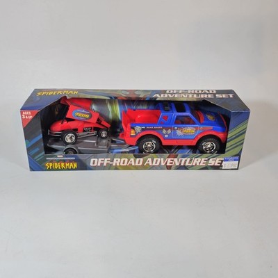 2002 Funrise Ultimate Spider-man Off-Road Adventure Set Toy Truck NEW