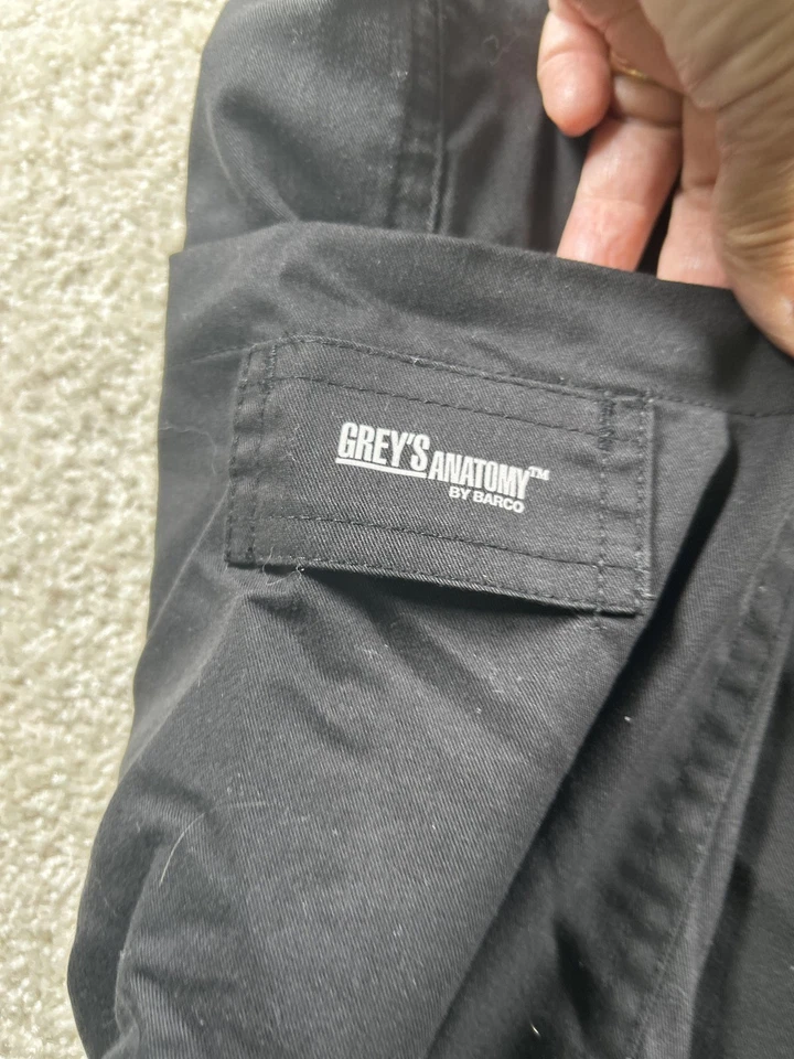 Calça masculina Grey's Anatomy by Barco XL preta ativa esfoliante carga cordão enfermeira - Imagem 2 de 4