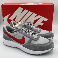 Nike Waffle Debut Men\'s Running Size 10 Wolf Gray University Red FJ4195-004 NWOB Nike Waffle Debut Mens Size 10.5 Wolf Gray Red Athletic  main image 3