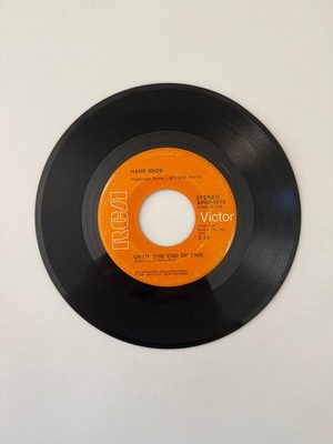 Hank Snow - Hello Love / Until The End Of Time 7'' Record 1974 RCA Country 45 RPM