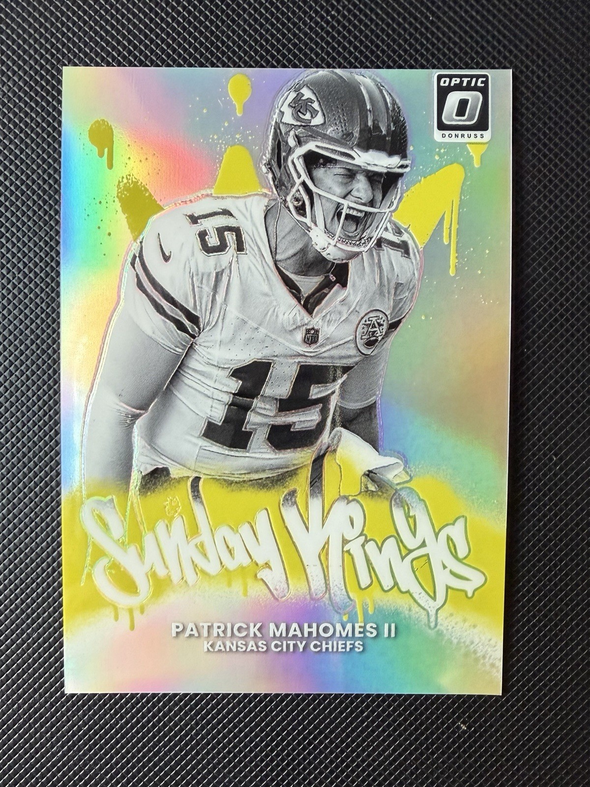 2025 Panini Donruss Optic Sunday Kings #2 Patrick Mahomes II SSP Case Hit