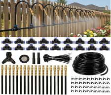 Automatic Garden Irrigation System 100ft, Upgraded Drip & Spray 100ft 