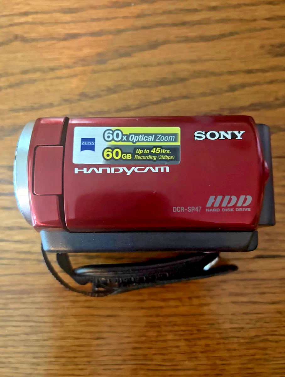 Sony Handycam Red 40-60x Optical Zoom Camcorders for sale | eBay
