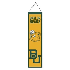 Baylor Bears Evolution 8x32 Inch Vertical Wool Embroidered Hanging Banner