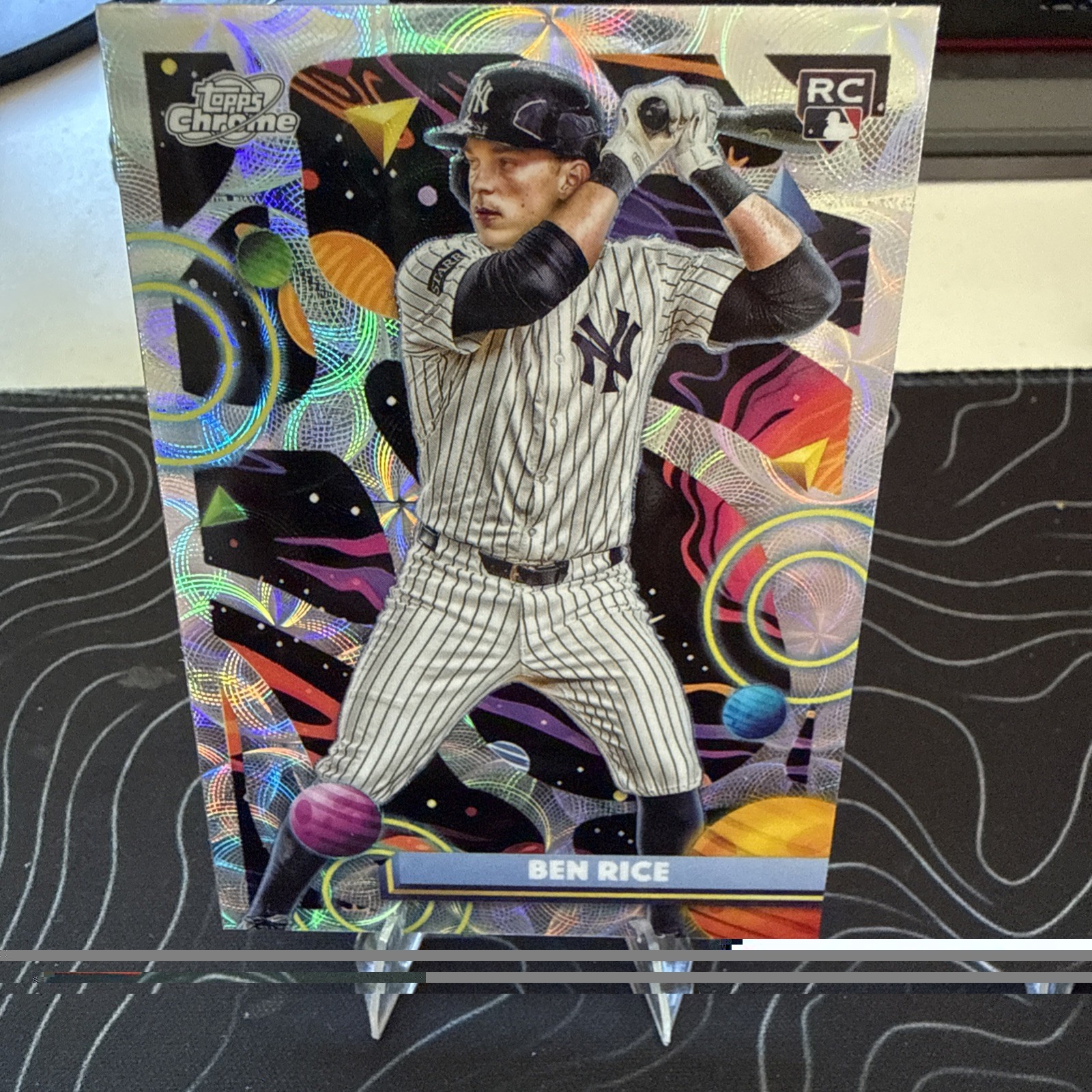 Ben Rice RC 2025 Topps Cosmic Chrome ⚾ 174 Nucleus Refractor SP Yankees RARE 🔥
