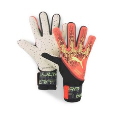 PUMA Ultra Ultimate 1 Nc Goalkeeper Gloves Mens Black, Pink 04181302