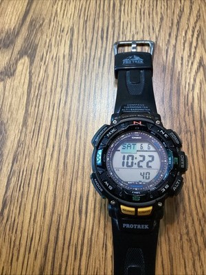 Casio PRG-240-1JF Pro Trek Outdoor Watch Black Triple Sensor Tough Solar