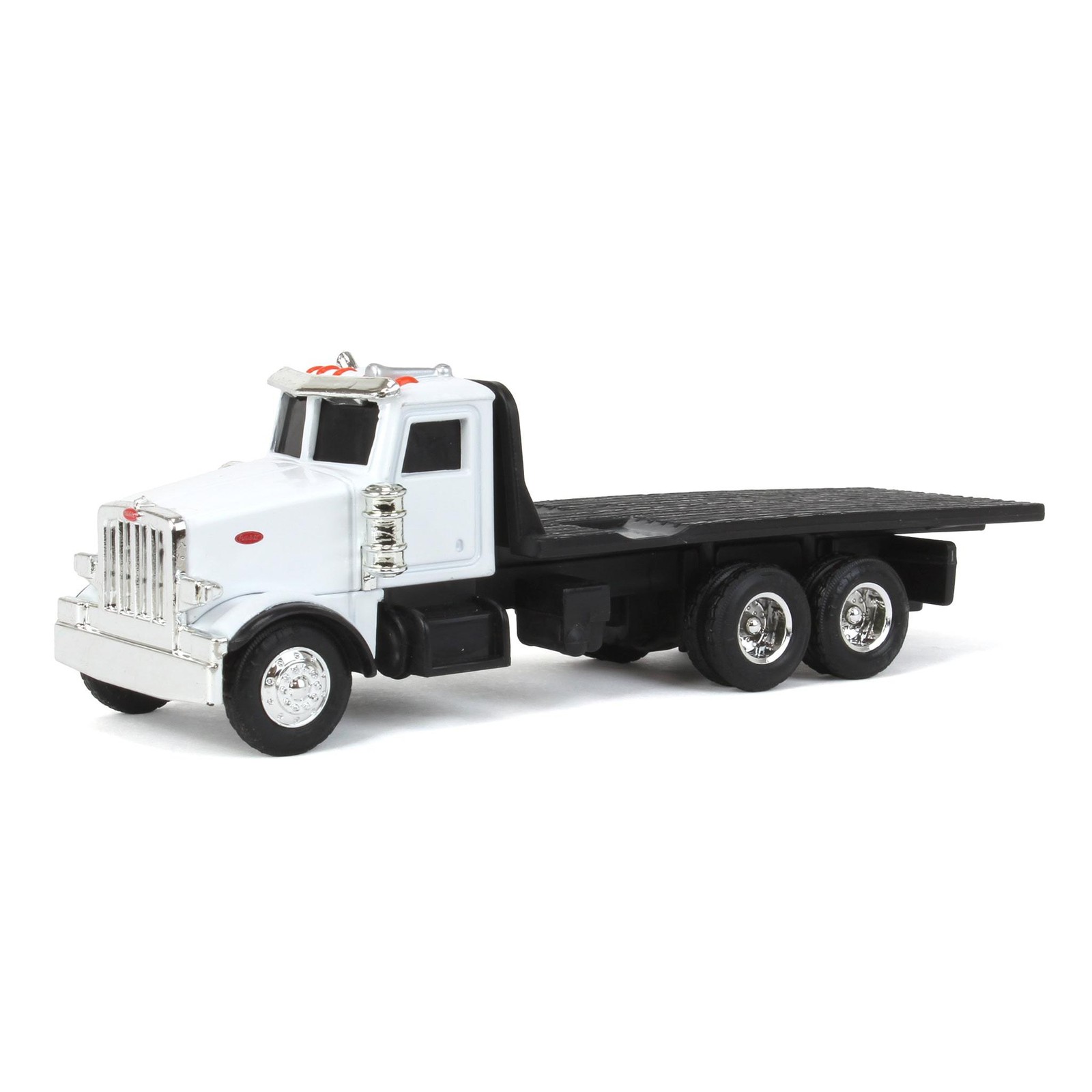 164 ERTL Collect N Peterbilt Flatbed Truck ZFN46709 3290₽
