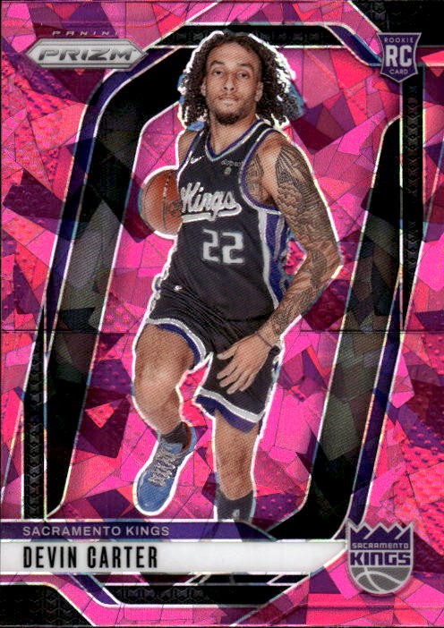 2024-25 Panini Prizm Devin Carter #231 Prizms Pink Ice Sacramento Kings 26Q