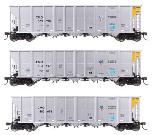 NUEVO HO Walthers Mainline #910-56879 50' RD4 Tolva Paquete de 3 UP/CMO | Zustand: New