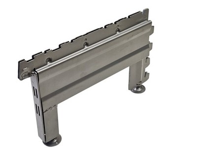 NEU Fußteil Fuß T37cm H26 silbergrau für Regal Säule für Eden Tegometall ITAB*