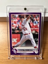 Andre Pallante Topps UK Edition Purple Rookie /50 #69
