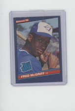Fred McGriff 1986 Donruss #28 Rated Rookie (Blue Jays) RC ATLANTA BRAVES
