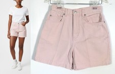 Vintage 90s/Y2K Dusty Pink Denim All Cotton Shorts Size 25/26 Waist