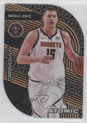 2019-20 Panini Obsidian Atomic Electric Etch Orange 22/35 Nikola Jokic #10 00d2