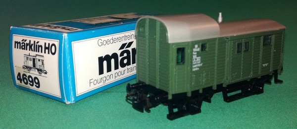 Marklin 4699 - Carro scorta per treni merci DB - conf. originale