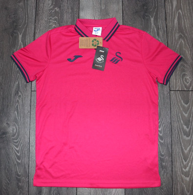 BNWT SWANSEA CITY TRAINING FOOTBALL SHIRT JERSEY JOMA POLO MENS SIZE SMALL NEW