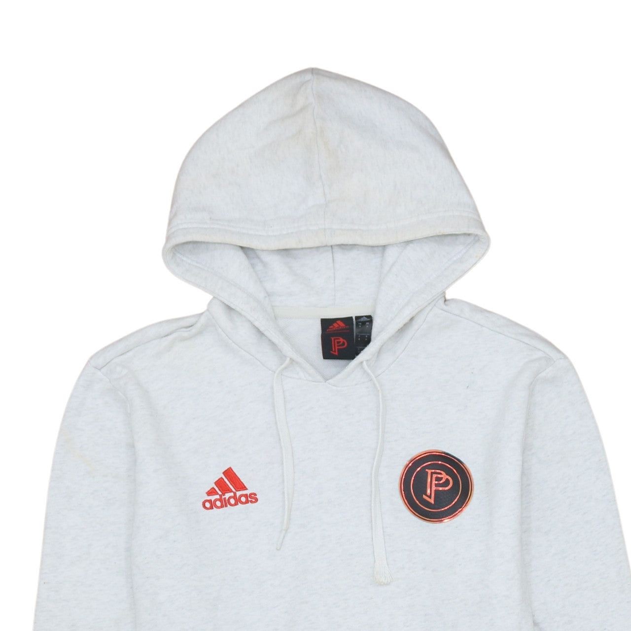 Adidas White Hoodie Mens M image 3