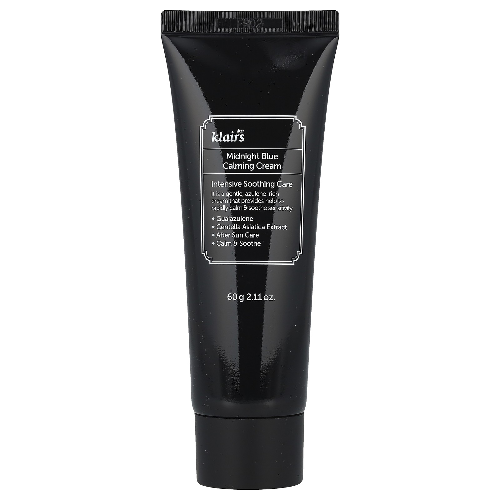 Dear, Klairs, Успокаивающий крем с темно-синим цветом, 2 унции (60 мл) с экстрактом центеллы азиатской