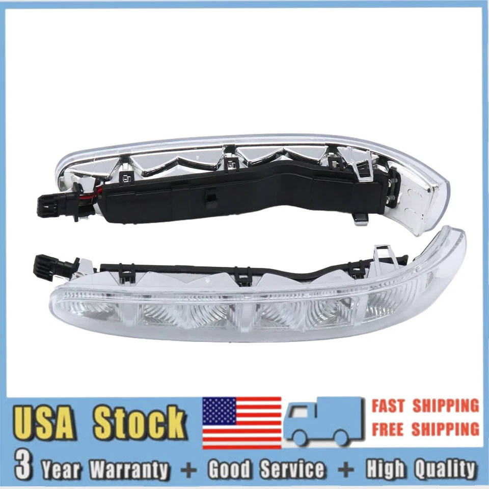 1 juego de luces intermitentes de espejo retrovisor lateral derecho+derecho para Mercedes-Benz Clase S/CL W220 Foto 4 de 4