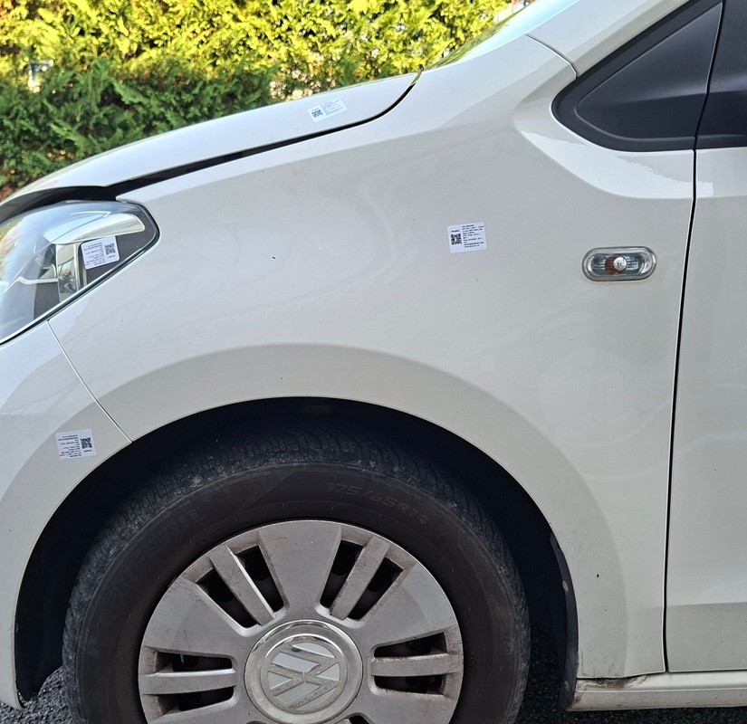 1S0821105E Parafango ant. SX VOLKSWAGEN E-UP! e-up! (60Kw) Ber 5p/e