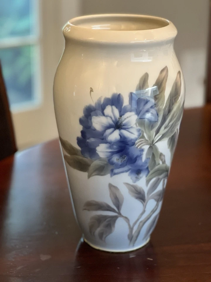 Jarrón floral grande Royal Copenhagen Art Nouveau 845/1216 Foto 3 de 4